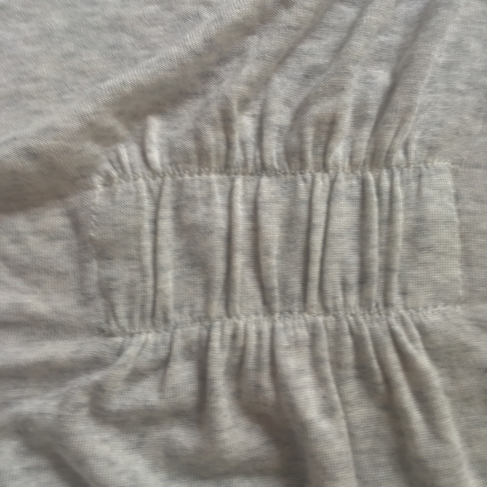 NWOT Cabi gray cream and white cotton cardigan M - Picture 4 of 8